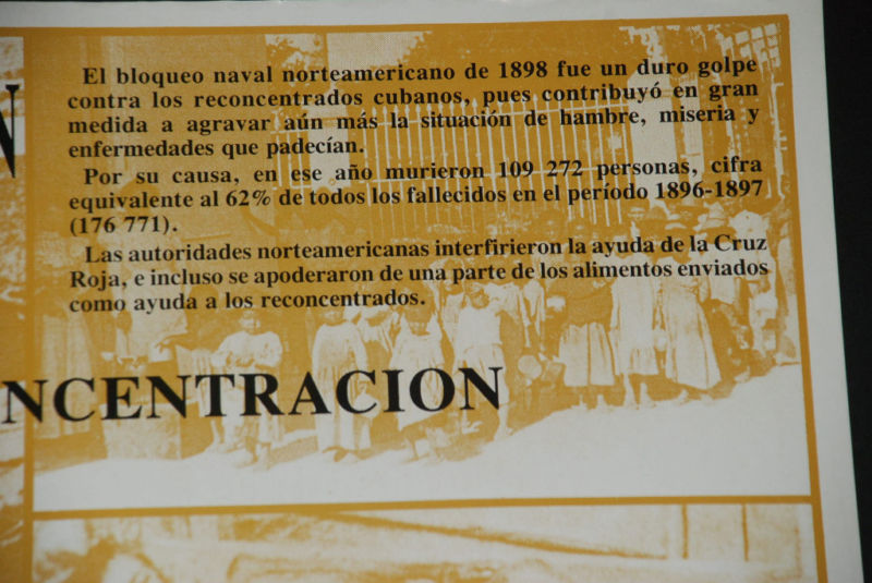 1997 Original Cuban Poster"Weyler Concentration Camp"Plakat.Affiche.History.Art.