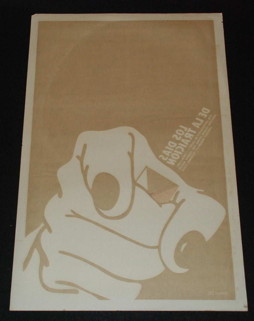 1975 Cuban ORIGINAL Movie Poster.Plakat.Affiche.affisch"Days of Treason"Czech