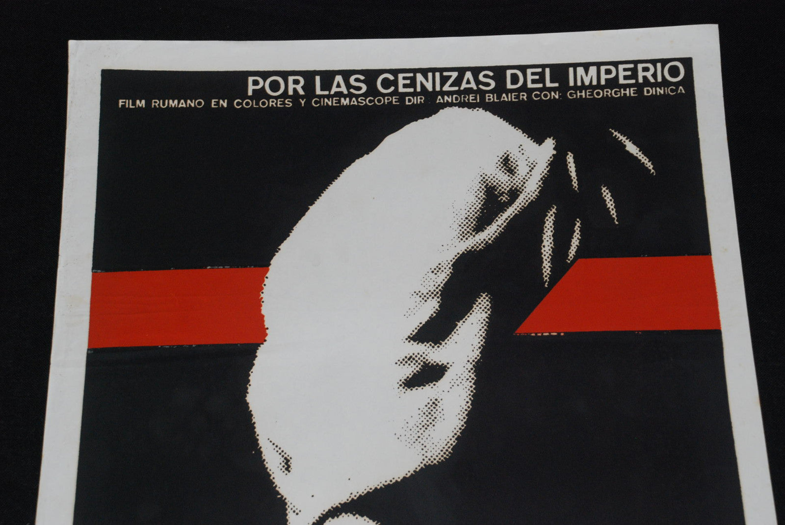1977 Cuban Original Movie Poster"Red Empire"Romanian.Andrei Blaier art film
