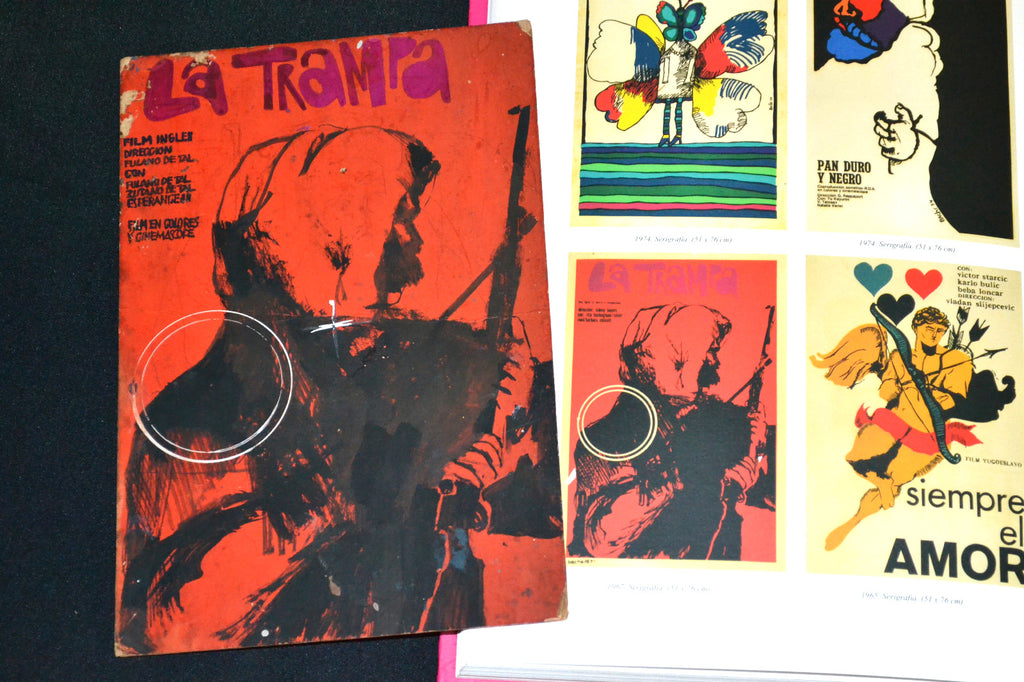 1967 Original Cuban Movie Poster MOCKUP.La Trampa.The Trap.Unique Art Piece!