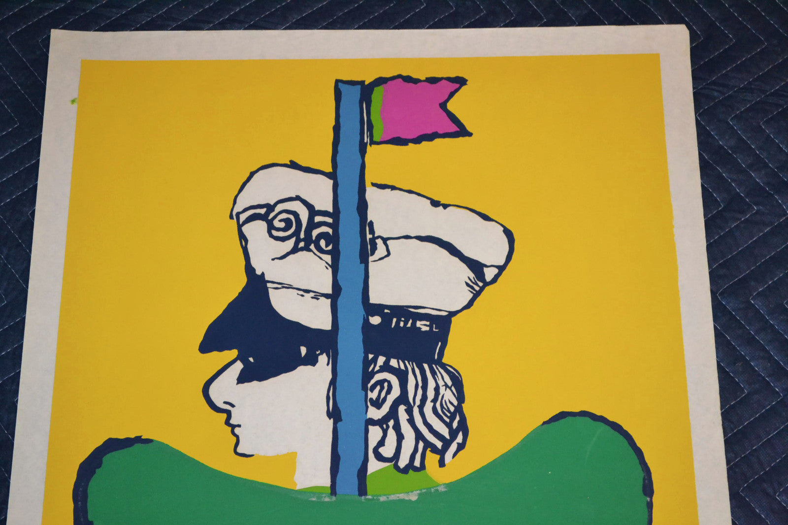 1972 Original Cuban Silkscreen Movie Poster.Captain Korda.Sailor.Marine.Lovely.