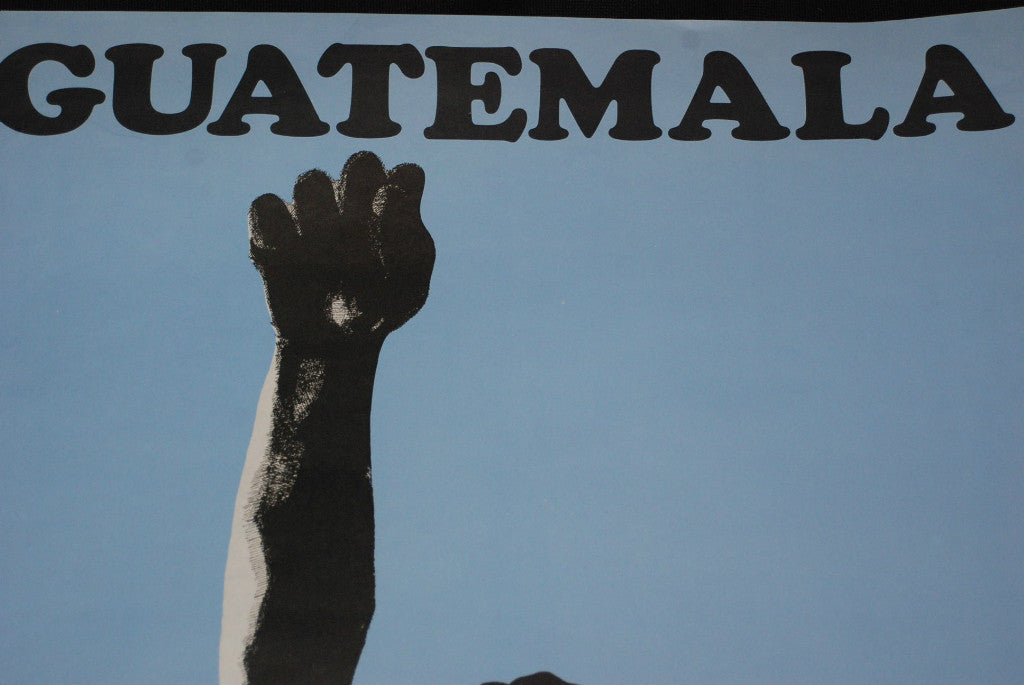 1982 Original Cuban Political OSPAAAL Poster.GUATEMALA.URNG.CHE GUEVARA.Historic
