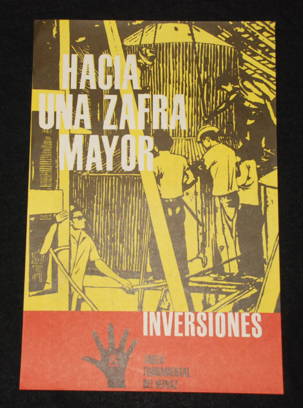 1970 Cuban Original Social Poster.Sugar Harvest.Cuba.Plakat.Affiche.Azucar art