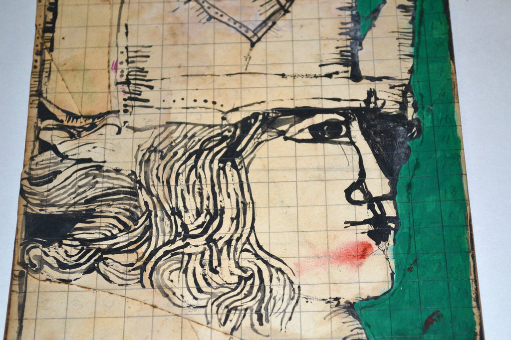 1968 Original Cuban Movie Painting MOCKUP. El Principe.The Prince Boceto art