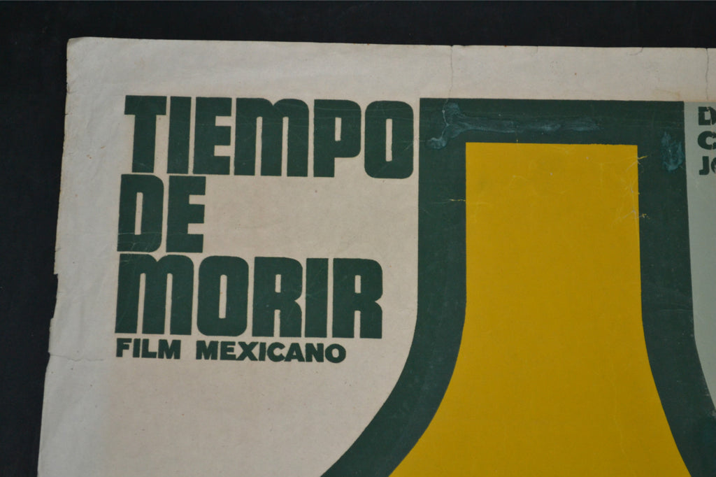 1969 Original Cuban Movie Poster"Time to die"Mexican film.Highly Collectible art