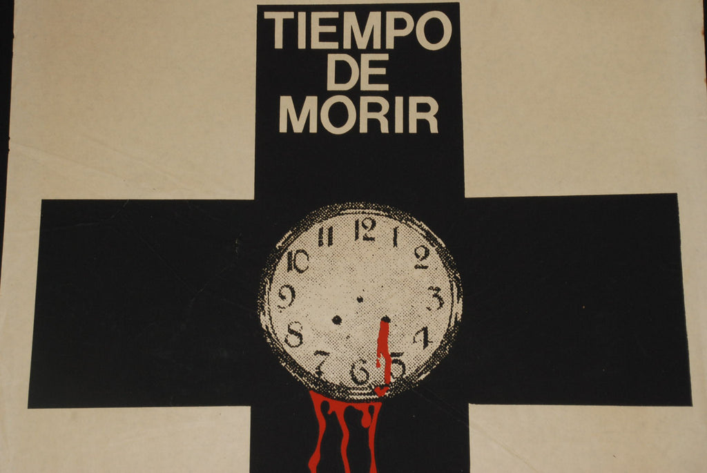 1969 Original Cuban Movie Poster.Plakat.Affiche.affisch"Time 2 Die"Vintage art