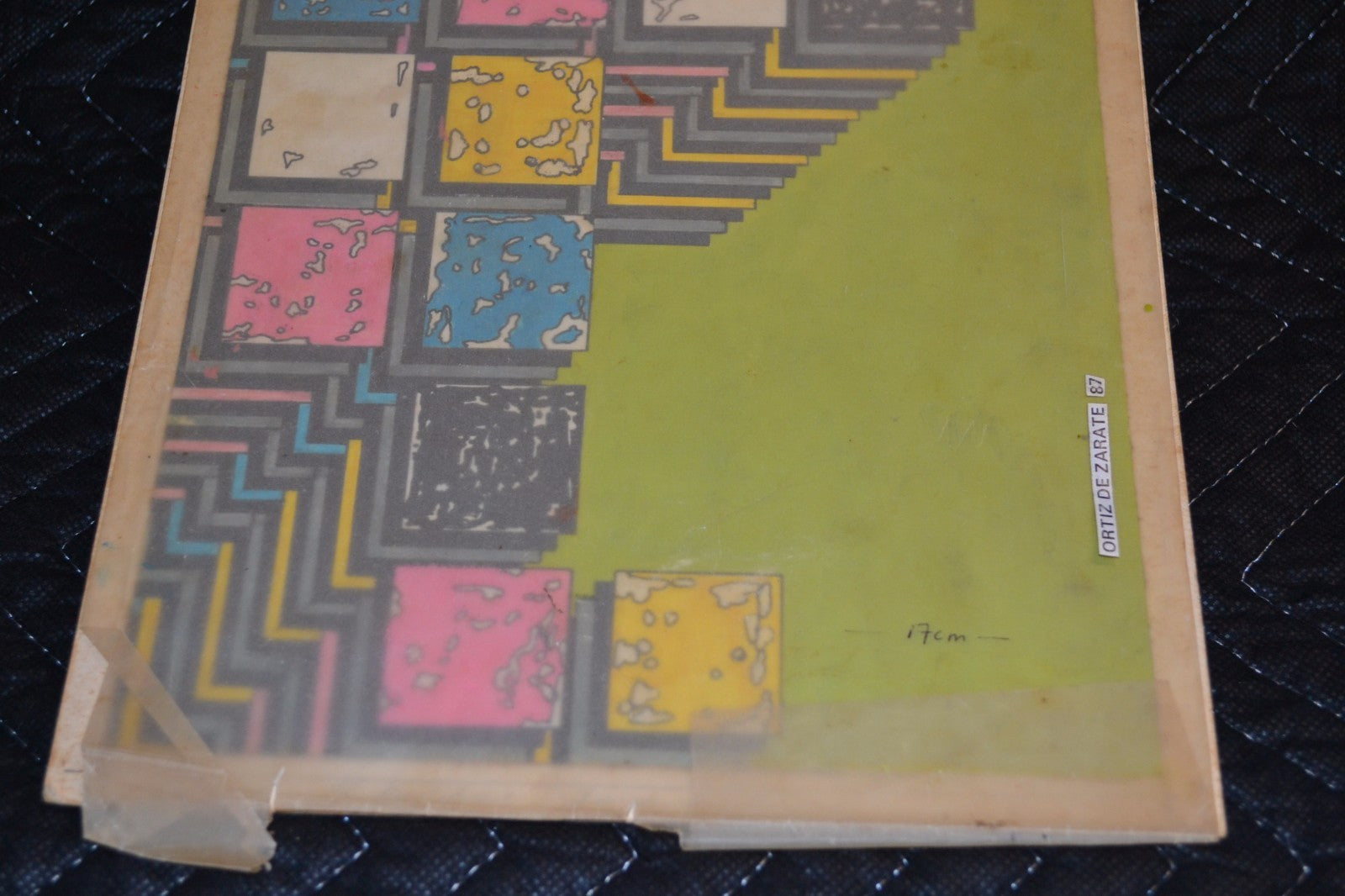 1987 Original Cuban Movie Poster MOCKUP.Cinema Festival.Ortiz de Zarate Fine Art