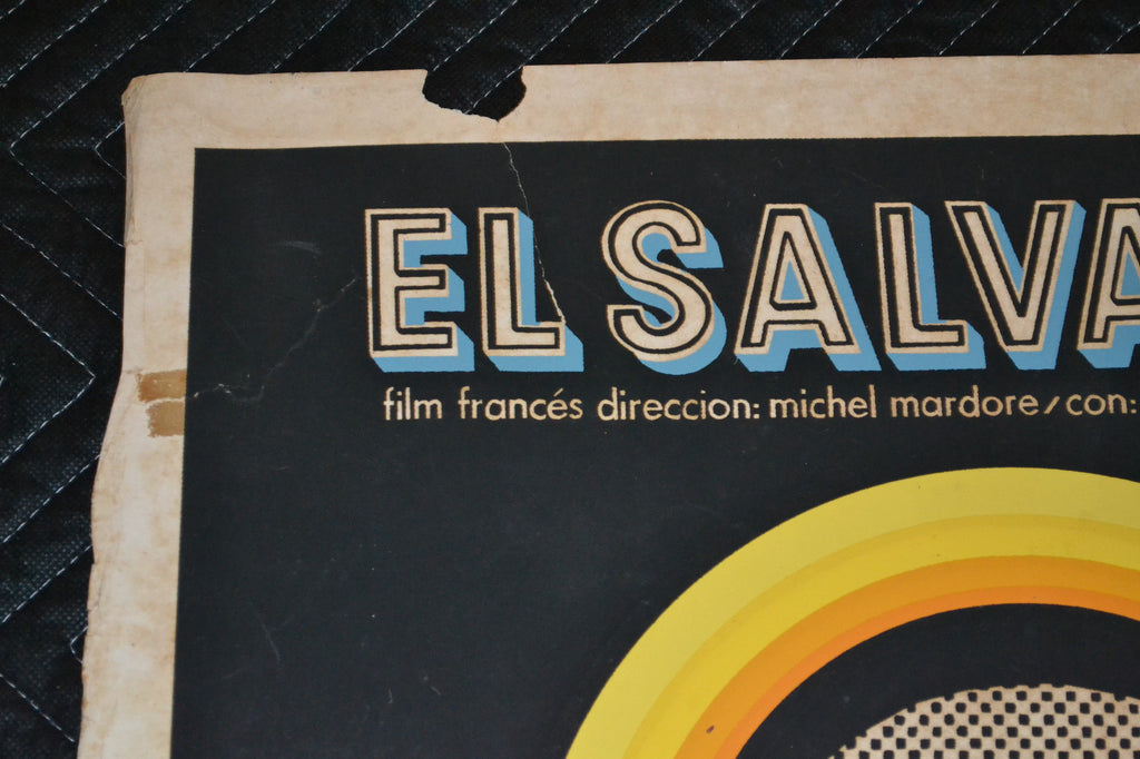 1973 Original Cuban Movie Poster.Plakat.Affiche.affisch"Salvador"French film.