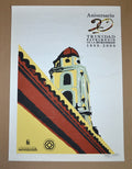 Cuban Original SILKSCREEN Poster"20th Anniversary of Trinidad City"Patrimony art
