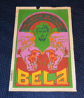 1969 Original Cuban Silkscreen Movie Poster"Bela"Psychedelic art.Russian film