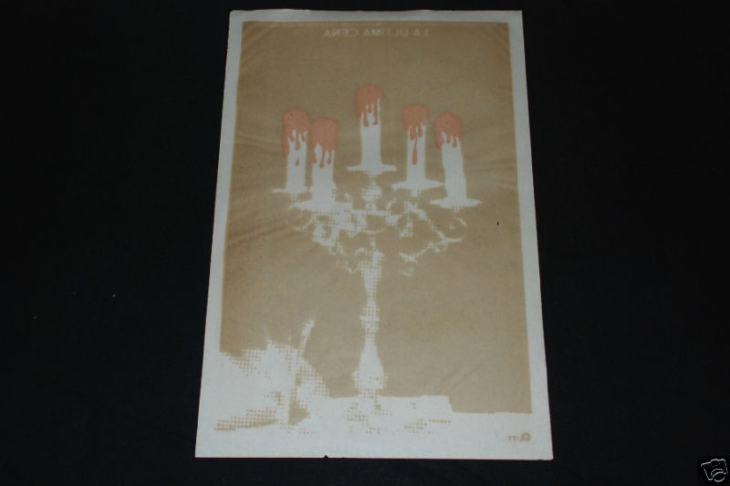 1977 Original Cuban Movie Poster"The Last Supper"art.Classic & Rare!Ultima Cena