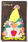 1972 Original Cuban Movie Poster MOCKUP Painting.Clown.Circus.Unique Art Piece!