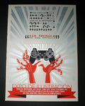 Original Cuban SILKSCREEN Poster"SIN TECNICA"Illustration and DESIGN.Signed art