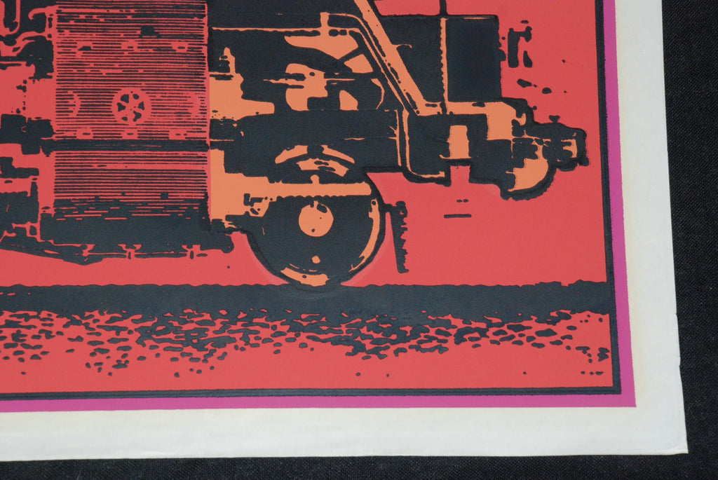 1977 Original Cuban Silkscreen Movie Poster"Nosotros.Us"Collectible Railroad art