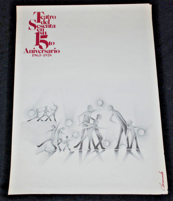 1978 Cuban Original Poster.Plakat.Affiche.affisch.Theater of the 60s.art.Dance