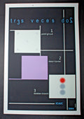 Original Cuban Movie Poster"TRES VECES DOS.3 Times 2"Recent Art film.Design