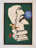1976 Cuban Original Silkscreen Movie Poster.Delta Alarm.Romanian.Art Robbery