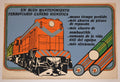 1978 Original Cuban Poster.Railroad Machine WorkShop.Maintenance board.Train art