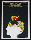 1987 Original Cuban Movie Poster.Plakat.Otra mujer"Another Woman"Puzzle.Mint art