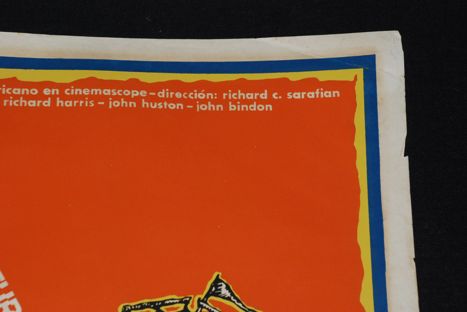 1974 Cuban ORIGINAL Movie Poster"Man in the Wilderness"American cinema.Sarafian