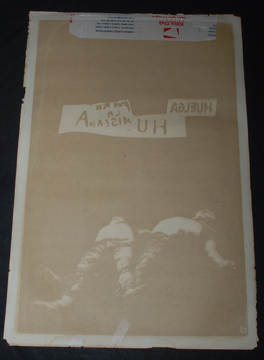1975 Original Cuban Movie Poster"QUEBRACHO"Argentina art film.Ricardo Wulicher.