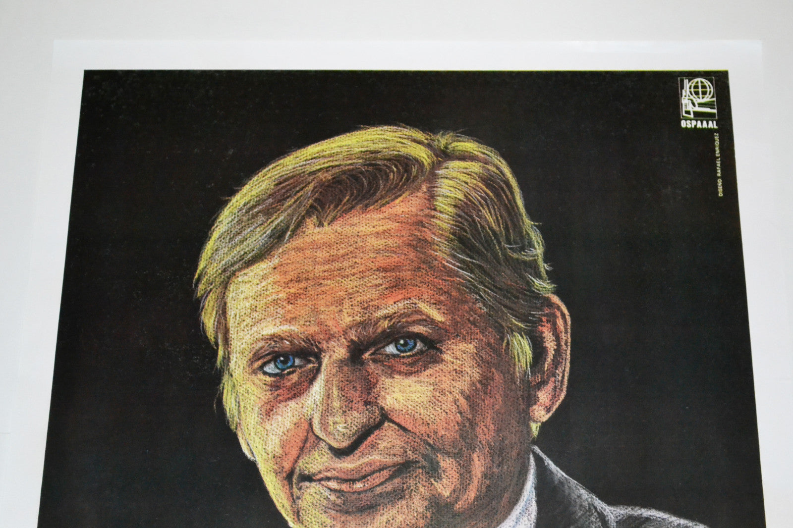 1986 Original Cuba Political Poster.South Africa.Anti-Apartheid.Olof Palmer