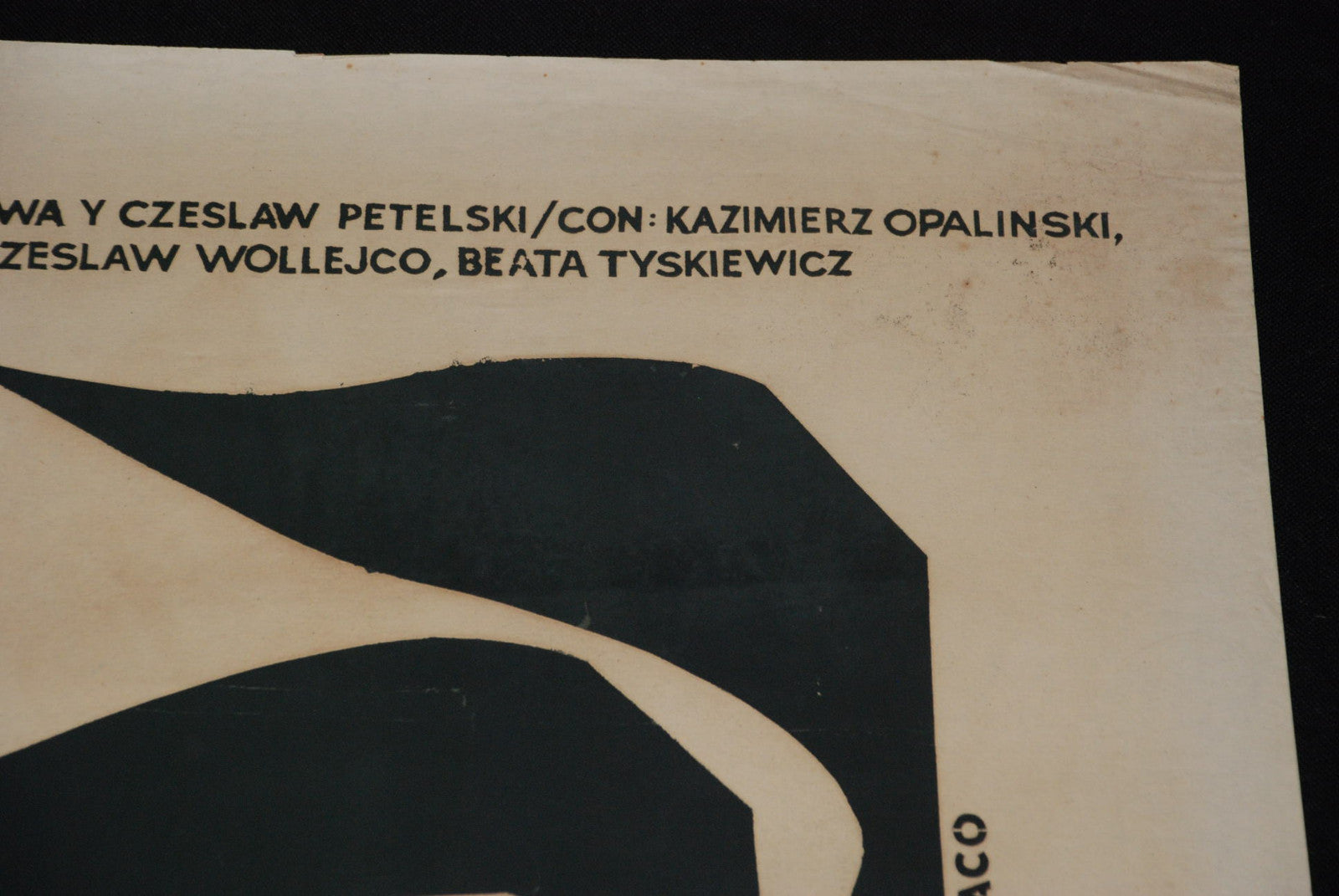 1966 Original Silkscreen Movie Poster"Wings"Poland Polish Ewa Czeslaw art film