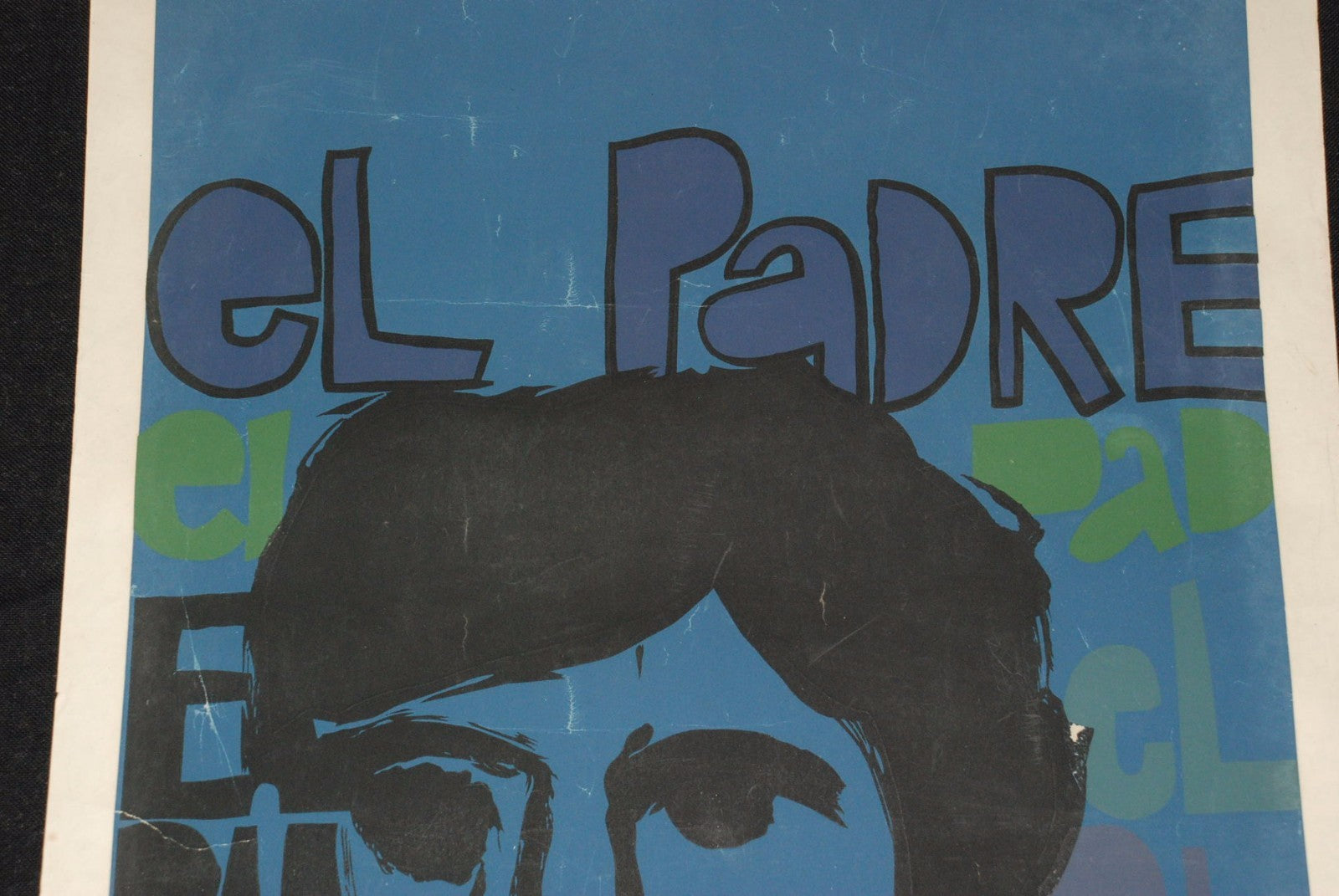 1967 Original Cuban Movie Poster"The Father.El Padre"Hungary art.Very rare.Blue