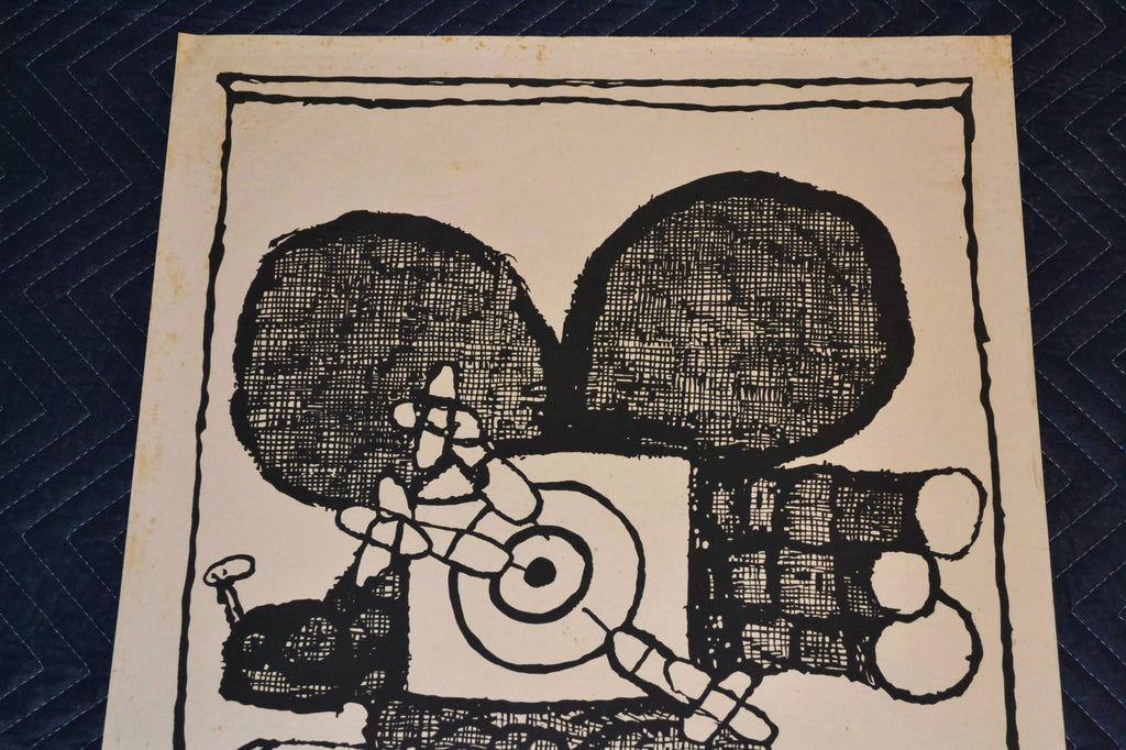 1997 Original Cuban Silkscreen Movie Poster.Century of Cuba Cinema.Camera art.