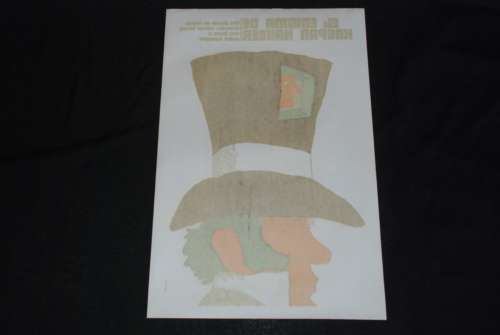 1977 Original Cuban Movie Poster.Plakat.Affiche.affisch"Kaspar Hauser"German