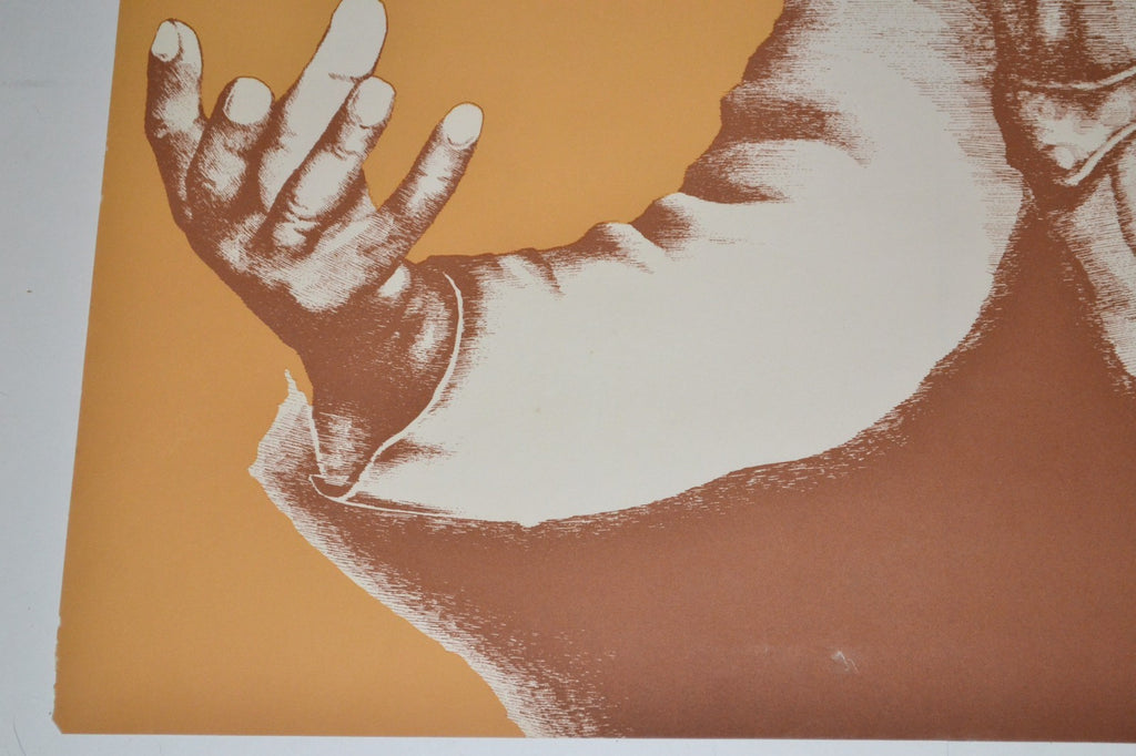 1978 Cuban Original Political Poster.MOZAMBIQUE.African.OSPAAAL art.
