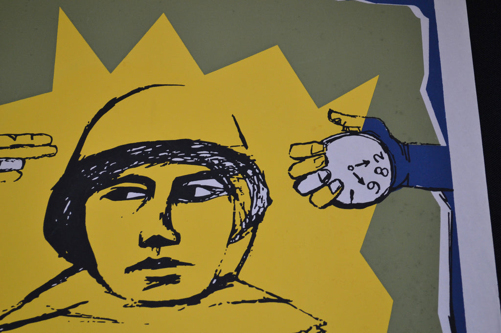 Original Movie Poster"Iluminados por el fuego"Argentina.Tristan Bauer art film.