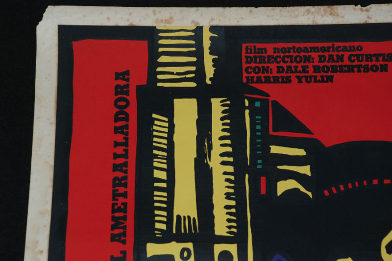 1976 Original Cuban Movie Poster.Plakat.Affiche.affisch"Melvin Purvis G-Man"