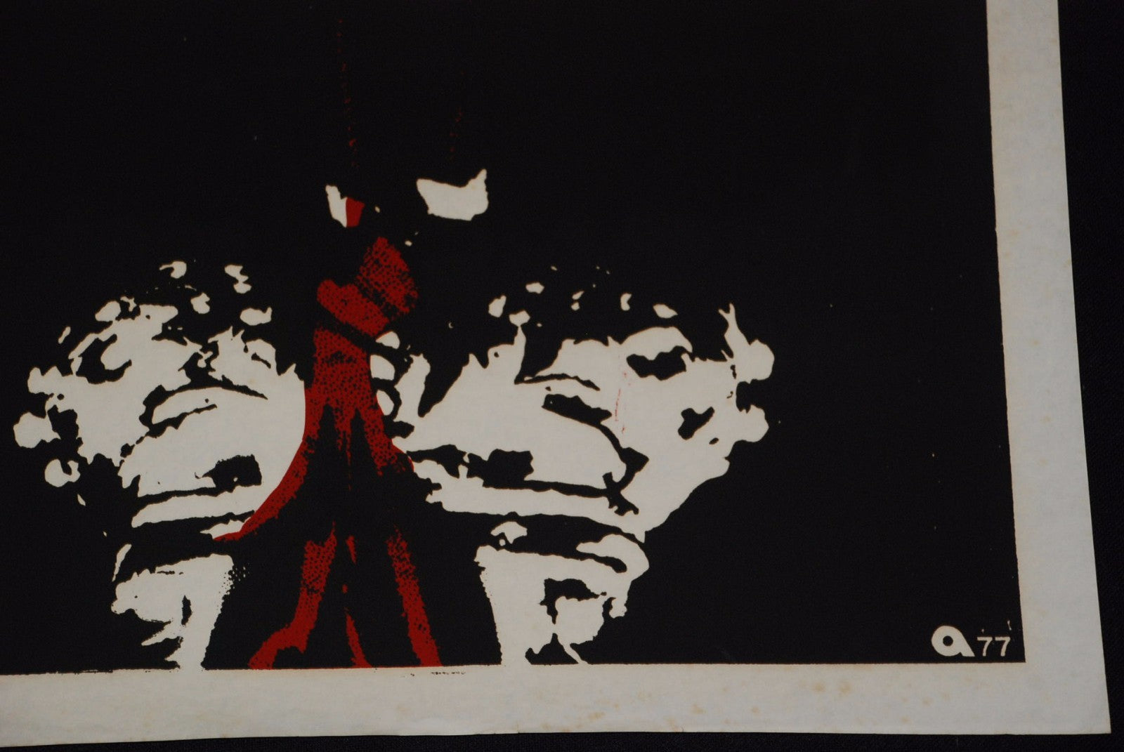 1977 Original Cuban Silkscreen Movie Poster.Plakat"Russian Soviet Revolution art