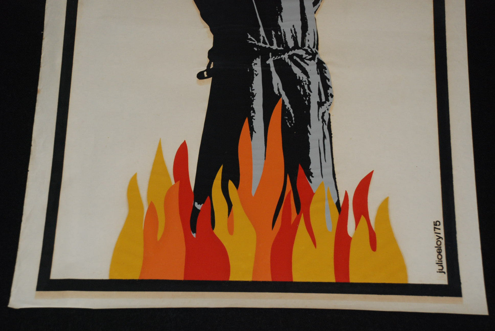 1975 Cuban Original Movie Poster."Giordano Bruno"Giuliano Montaldo Italian film