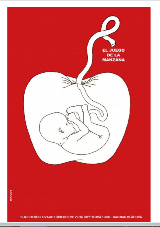 1978 Original Cuban Poster MOCKUP.Boceto.Game of the Apple.Newborn.Unique art!