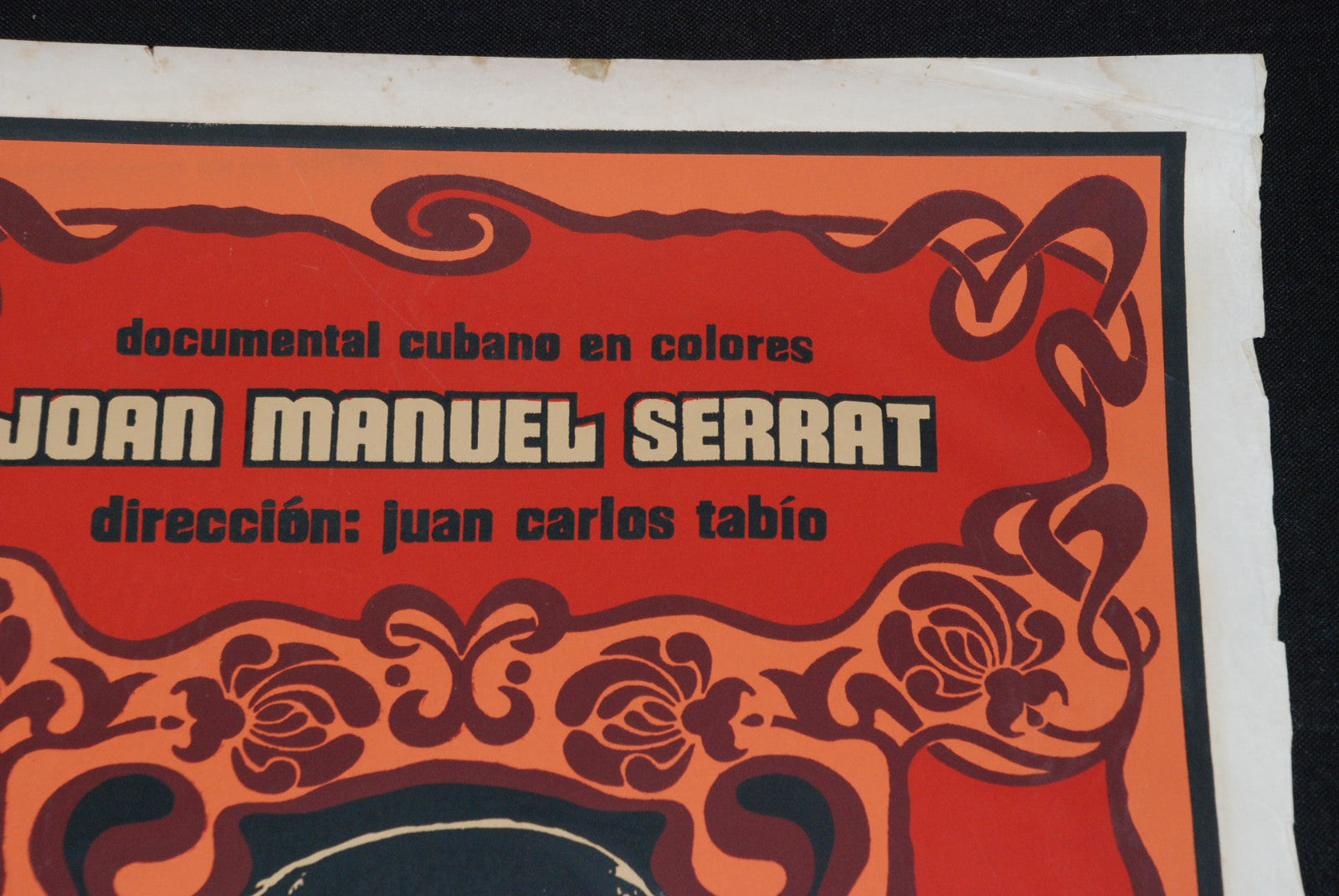 1977 Original Cuban Movie Poster"Joan Manuel Serrat"Spain Singer musical art