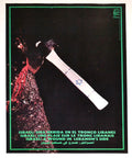 1972 Original Cuba Political Poster.Cold War Graphic art.Israel Lebanon History