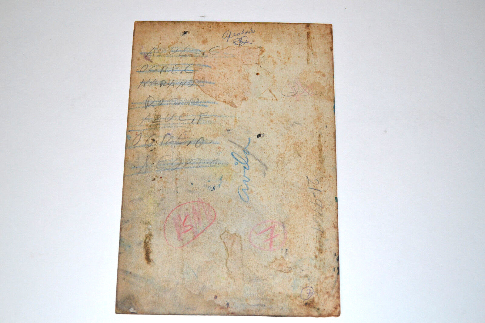 1968 Original Cuban Movie Painting MOCKUP.Mar profundo.Unique Art Piece!Boceto