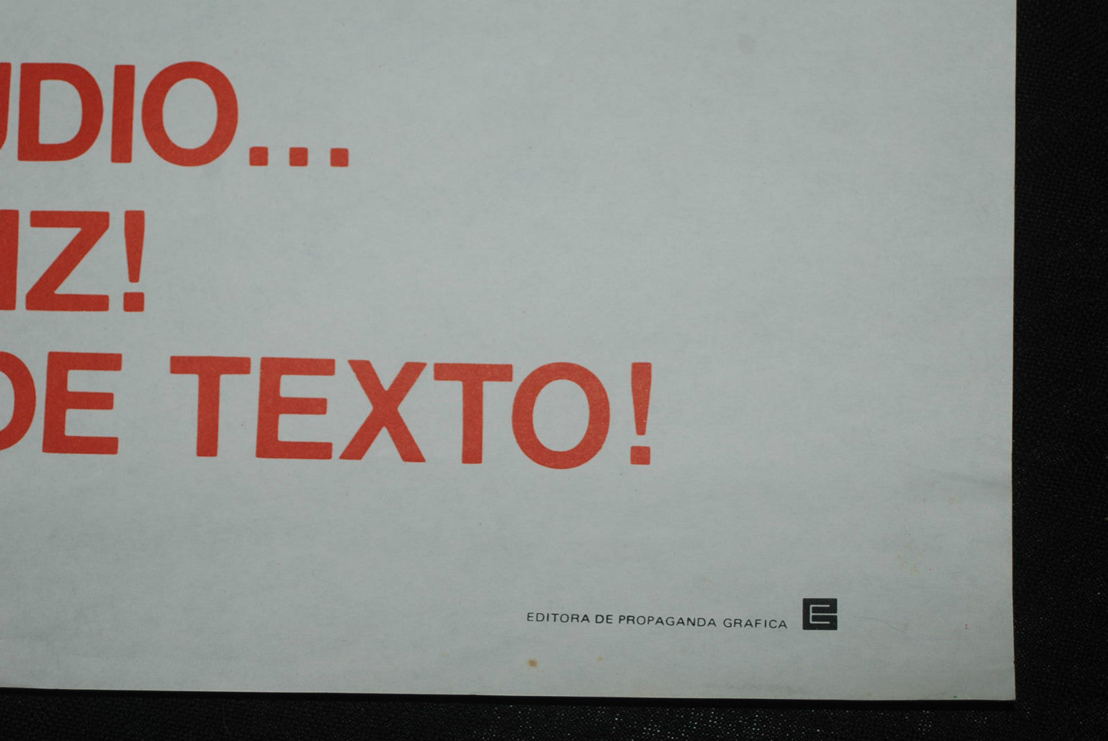 1972 Cuban Original Poster.In your studies…to the roots!The textbooks!School Art