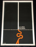 1969 Original Cuban Movie Poster.Plakat.Affiche.affisch"Thin Line"Japan ART film