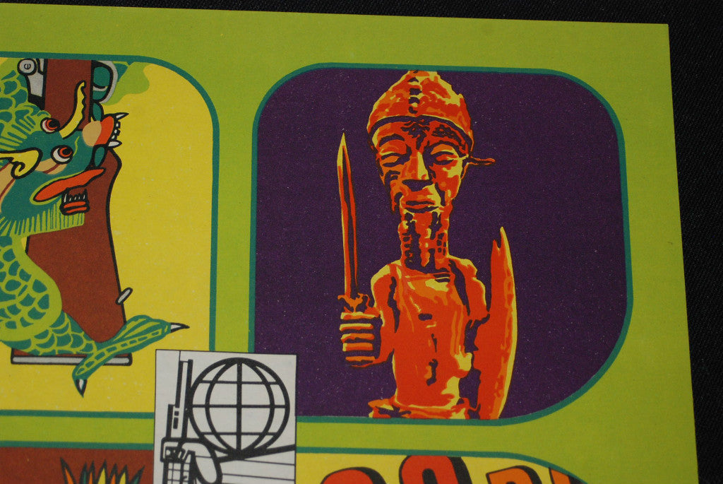 1969 Original Cuban OSPAAAL Poster.Mehdi Ben Barka.Morocco History Art.Rare!