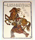 1985 Original Cuban Political OSPAAAL Poster.LAS MALVINAS.Argentina History art