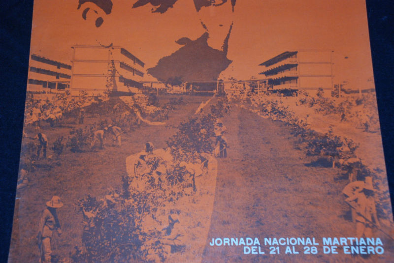 1984 Cuban Original Poster.Authentic Genuine Jose Marti Cuba History.Revolution.