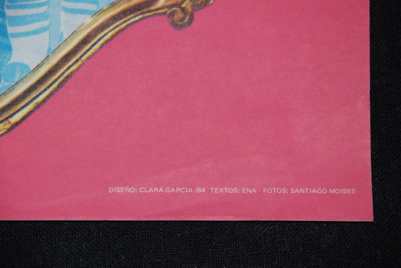 1984 Cuban Original Poster.Genuine.Magic Mirror"Kirtch art.Decorative.Rare decor
