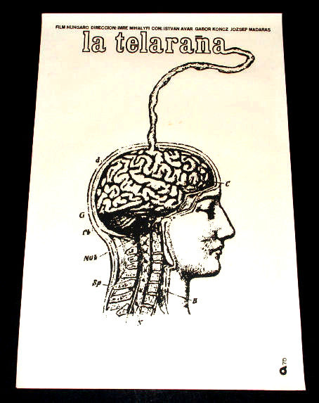 1975 Original Cuban Silkscreen Movie Poster"The Spiderweb"Cerebral.Brainy.Mint
