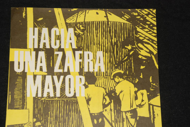 1970 Cuban Original Social Poster.Sugar Harvest.Cuba.Plakat.Affiche.Azucar art