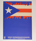 1973 Cuban OSPAAAL Poster.Free Puerto Rico.Independentism.Jane Norling art