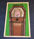 1986 Original Cuban Silkscreen Movie Poster.Esperando la carroza.Argentina film