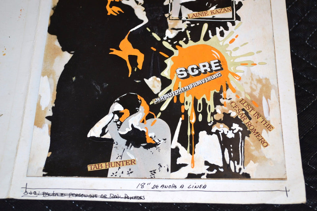 1989 Original Cuban Movie Poster MOCKUP.Plaf.Fine Art History rarity.so Unique!